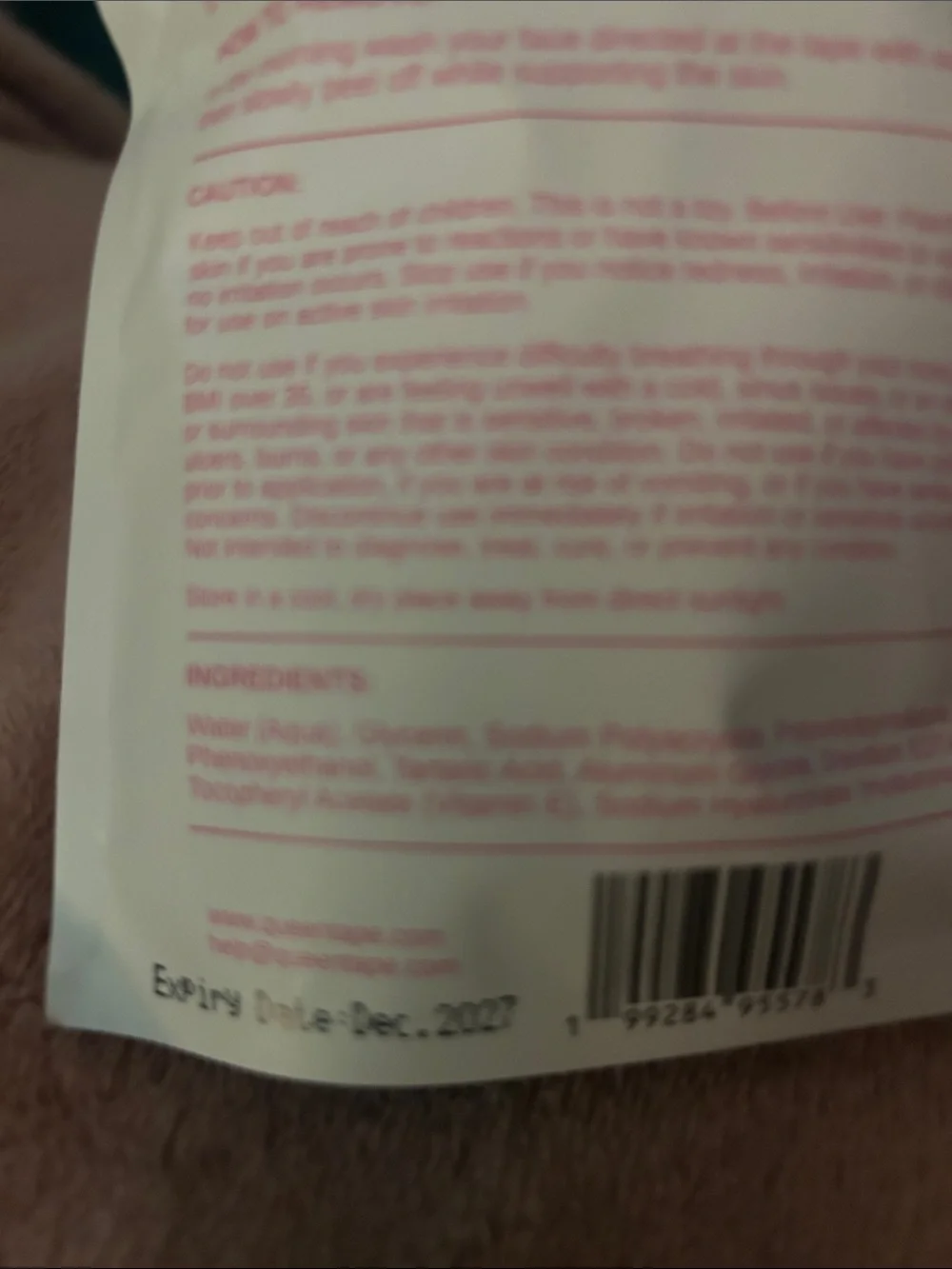Royal Plump Edition Mouth Tape — Pink